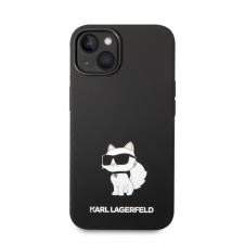 Karl Lagerfeld Liquid Choupette NFT szilikon hátlap tok Apple iPhone 14 Plus, fekete tok és táska