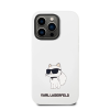 Karl Lagerfeld Liquid Choupette NFT szilikon hátlap tok Apple iPhone 14 Pro, fehér