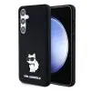  Karl Lagerfeld Liquid Silicone Choupette NFT tok Samsung Galaxy S24+ Fekete