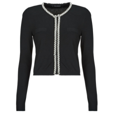 Karl Lagerfeld Mellények / Kardigánok CLASSIC PEARL KNIT CARDIGAN Fekete EU L