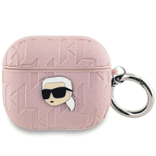 Karl Lagerfeld Monogram Karl Head tok AirPods 3 - rózsaszín fülhallgató, fejhallgató tok