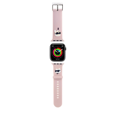 Karl Lagerfeld óraszíj pink KLAWMSLKCNP Apple Watch 38mm / 40mm / 41mm okosóra kellék