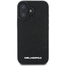 Karl Lagerfeld PU Quilted Pattern iPhone 16 Black tok (KLHCP16SPQKPMK) tok és táska
