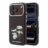 Karl Lagerfeld Pu Semi Wrap Smooth Sketch Bodies MagSafe tok, Apple iPhone 18 Pro Max - Burgundy