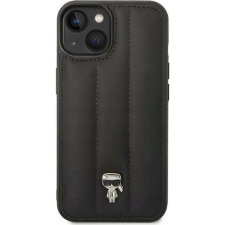 Karl Lagerfeld Puffy Ikonik Pin Apple iPhone 14 Plus hátlap tok, fekete (KF001086) tok és táska