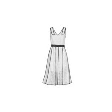 Karl Lagerfeld Rövid ruhák KL EMBROIDERED LACE DRESS Fehér DE 38 női ruha