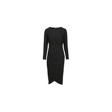 Karl Lagerfeld Rövid ruhák LONG SLEEVE JERSEY DRESS Fekete EU M női ruha