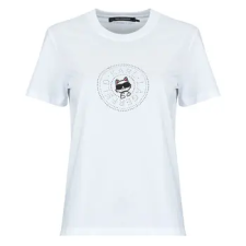 Karl Lagerfeld Rövid ujjú pólók IKON RS CIRCLE T-SHIRT Fehér EU XL női póló
