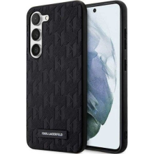 Karl Lagerfeld Saffiano Mono Samsung Galaxy S23+, szilikon tok, fekete (KLD1468) tok és táska