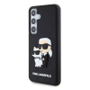 Karl Lagerfeld Samsung S24 KARL LAGERFELD KLHCS24S3DRKCNK 3D Hátlap - Fekete