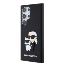 Karl Lagerfeld Samsung S24 Ultra KARL LAGERFELD KLHCS24L3DRKCNK 3D Hátlap - Fekete tok és táska