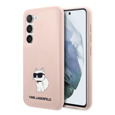 Karl Lagerfeld Silicone Choupette Samsung Galaxy S23 szilikon tok, rózsaszín tok és táska