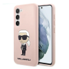 Karl Lagerfeld Silicone Ikonik Samsung Galaxy S23 szilikon tok, rózsaszín