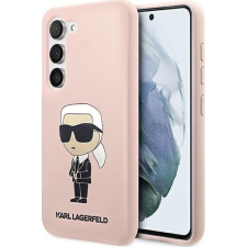 Karl Lagerfeld Silicone Ikonik Samsung Galaxy S23+, szilikon tok, rózsaszín (KLHCS23MSNIKBCP) tok és táska