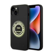 Karl Lagerfeld Silicone RSG Apple iPhone 14 Plus hátlap tok, fekete tok és táska