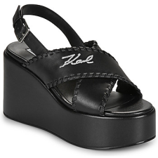 Karl Lagerfeld Szandálok / Saruk WENDY Whipstich Kross Strap Fekete 40 női szandál