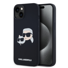 Karl Lagerfeld Telefontok iPhone 14 - Karl Lagerfeld fekete magsafe kompatibilis hátlap tok tok és táska