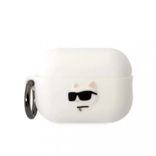Karl Lagerfeld tok fehér KLAP2RUNCHH Airpods Pro készülékhez tok és táska