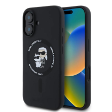 Karl Lagerfeld tok fekete KLHMP16SSCMKCRHK Apple Iphone 16 készülékhez tok és táska