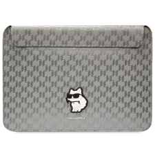 Karl Lagerfeld tok KLCS14SAKHPCG 14" ezüst saffiano monogramos tok és táska