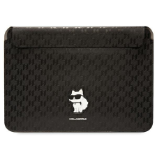Karl Lagerfeld tok KLCS14SAKHPCK 14&quot; fekete Saffiano Monogram Choupette tok és táska