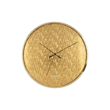 Karlsson 6005GD dizájner falióra, arany, átmérő 40cm falióra