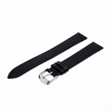  Karóra szíj, fekete ezüst színű, 85+125/18 mm XL óraszíj
