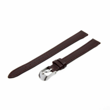  Karóra szíj, sötétbarna ezüst színű, 75+115/12 mm XL óraszíj