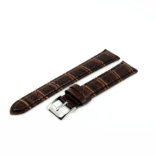  Karóra szíj, sötétbarna (krokodil mintás), 85+125/18 mm XL óraszíj