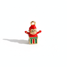 KÁRPÁTHY ékszer Ajándék Mikulás charm - aranyozott, zománcozott egyéb ékszer