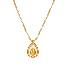 KÁRPÁTHY ékszer Avokádó aranyozott nyaklánc nyaklánc