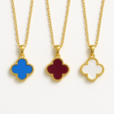 KÁRPÁTHY ékszer Clover nyaklánc, aranyozott nyaklánc