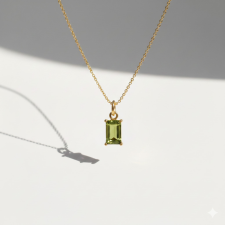 KÁRPÁTHY ékszer DIY Augusztus kristály nyaklánc, aranyozott nyaklánc