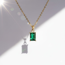 KÁRPÁTHY ékszer DIY Május kristály nyaklánc, aranyozott nyaklánc