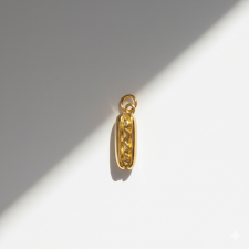 KÁRPÁTHY ékszer Hotdog charm, aranyozott egyéb ékszer