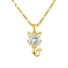 KÁRPÁTHY ékszer Little cat aranyozott nyaklánc nyaklánc