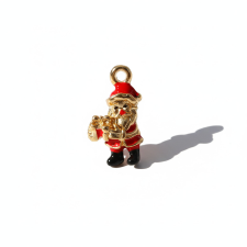 KÁRPÁTHY ékszer Mikulás charm - aranyozott, zománcozott egyéb ékszer