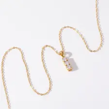 KÁRPÁTHY ékszer Triple Sparkle aranyozott nyaklánc nyaklánc