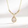 KÁRPÁTHY ékszer Water Drop aranyozott nyaklánc