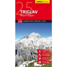 Kartografija Mount Triglav turista térkép national park Kartografija 1:25 000 Triglav térkép térkép