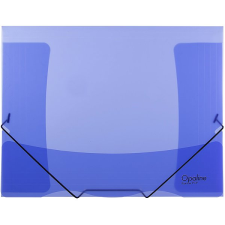 Karton P+P Opalin mappa gumival A4, kék mappa