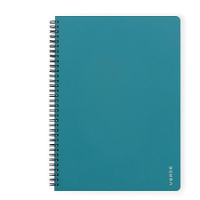 Karton P+P Verde Twin wire A4 PP milano füzet