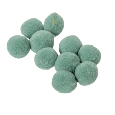 Kashmir golyó 2cm világoszöld 100db-os csomag dekorációs kellék