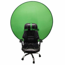 KASLAN Zöld székre tehető Chroma-key háttér - 142 cm (Bluebox/ Green-screen) háttérkarton