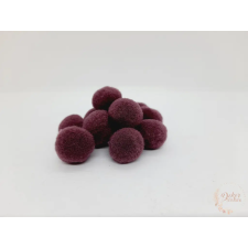  Kasmír golyó - padlizsán - 2 cm dekorációs kellék