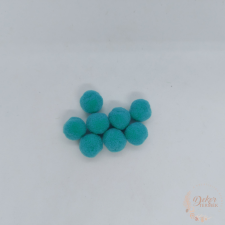  Kasmír golyó - sötét menta - 2 cm dekorációs kellék