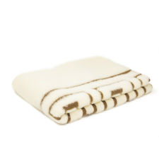  Kasmír takaró 180x200 Greca natúr krém Rehabilitációs és melegítő termékek lakástextília