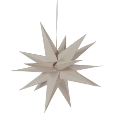  Kassia felakasztható dísz halvány rózsaszín csillag 30 cm karácsonyi dekoráció