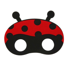  Katicabogár Ladybug filc maszk 18,5 cm jelmez