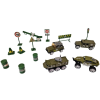  Katonai készlet fém járművekkel